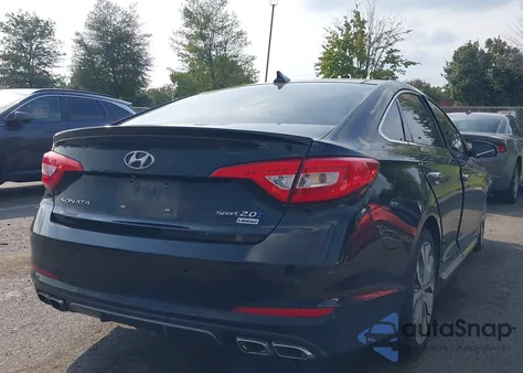 2015 Hyundai Sonata Limited 2.0T from USA, damaged, VIN 5NPE34ABXFH115706